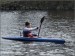 Krystýna jezdí (nebo spíš plave) na kanoi